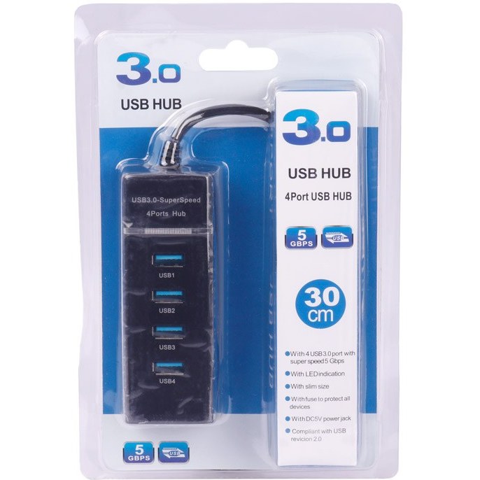 64Nodu0KBJBEa54i هاب ۳۰۳ USB3.0 4Port - Image 1